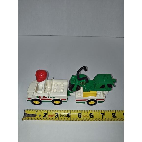 Vintage Rare 1994 LEGO Duplo 2621 Octan Motor Cross Transporter Building Toys - Picture 8 of 8